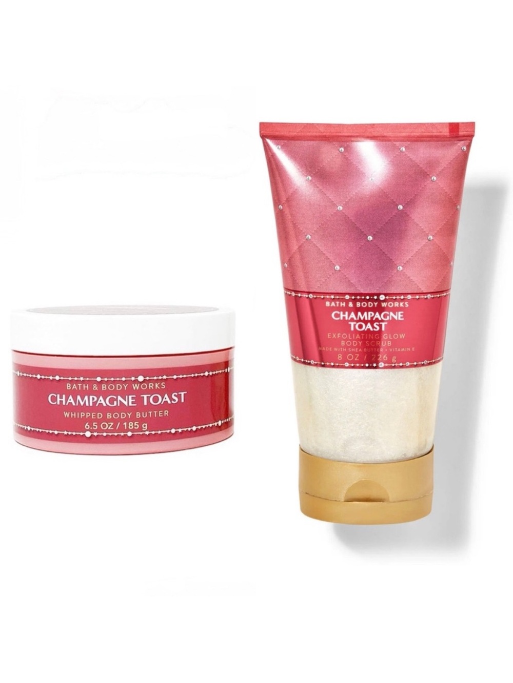 Bath & Body Works Champagne Toast Body Scrub & Body Butter